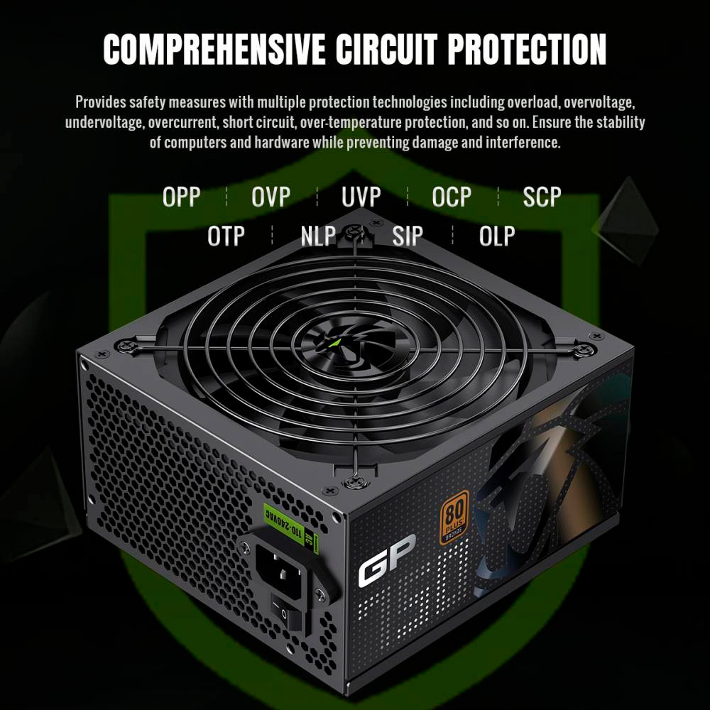 Блок питания 750W GAMEMAX GP-750B Black