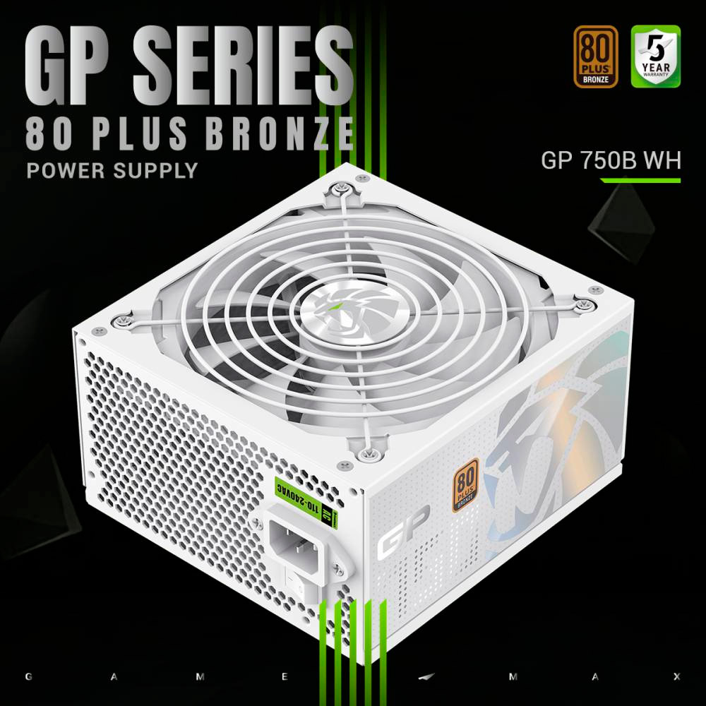 Блок живлення 750W GAMEMAX GP-750B White