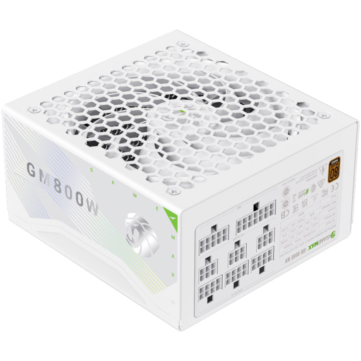 Блок питания 800W GAMEMAX GM-800B Efficient White
