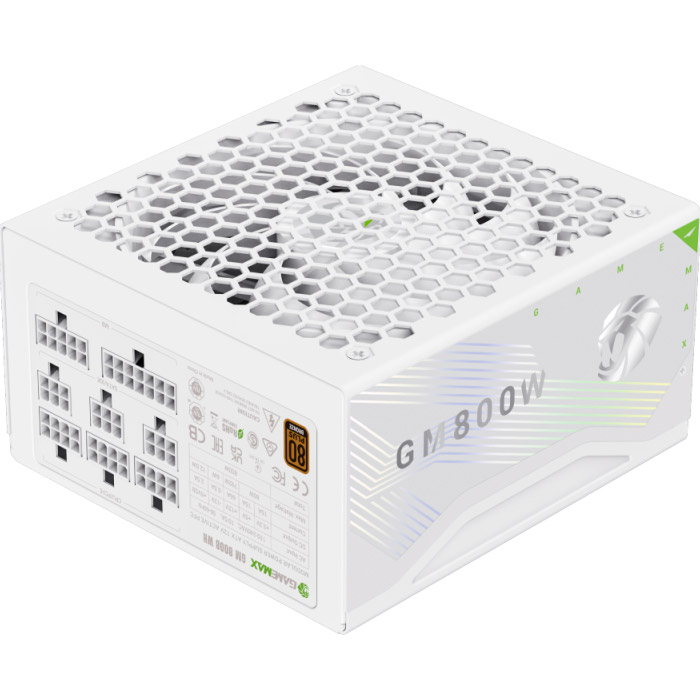 Блок питания 800W GAMEMAX GM-800B Efficient White