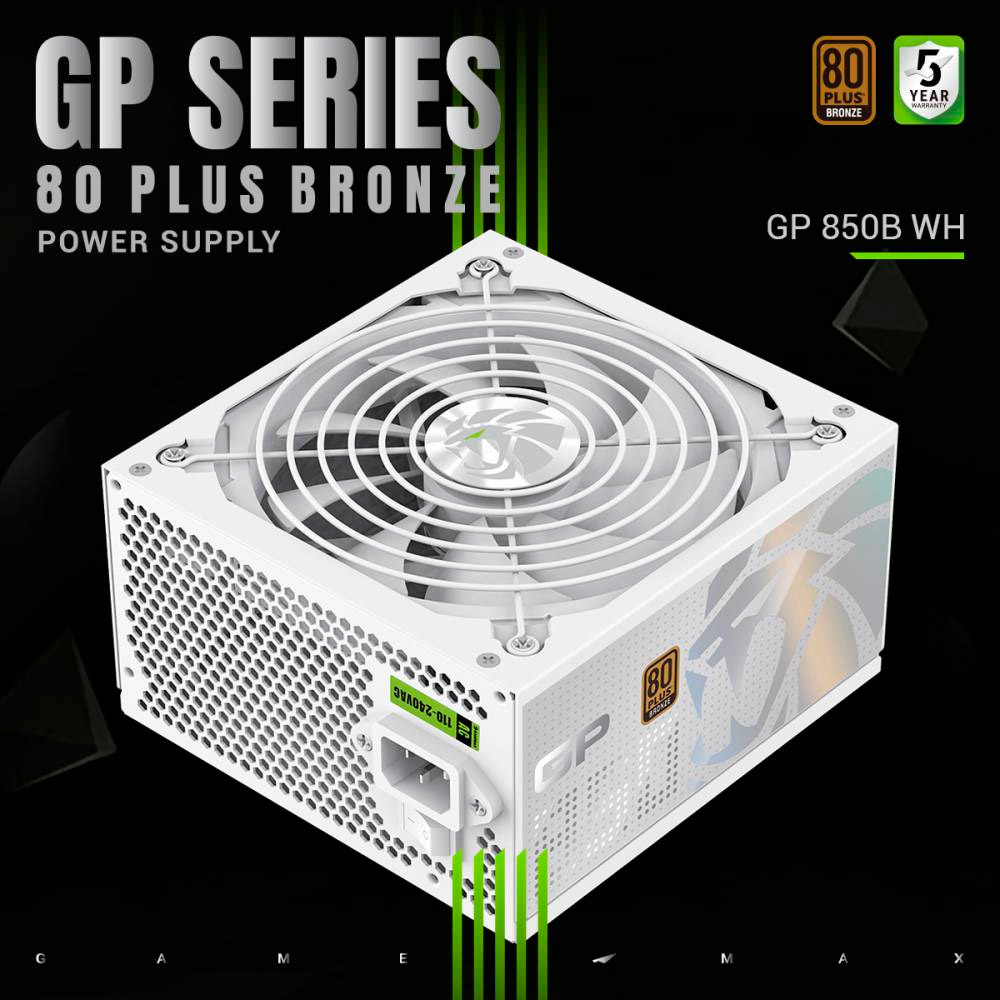 Блок питания 850W GAMEMAX GP-850B White