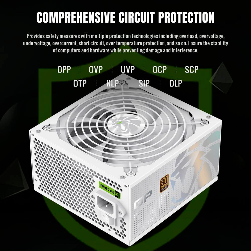 Блок питания 850W GAMEMAX GP-850B White