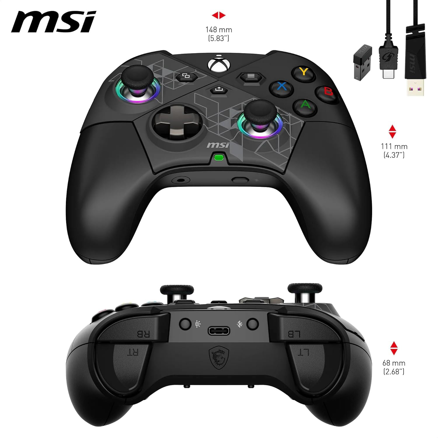 Геймпад MSI Force Pro Wireless Black