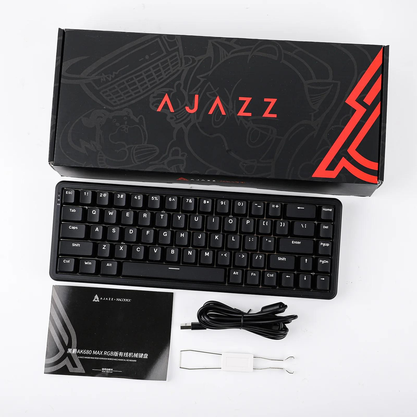 Клавіатура AJAZZ AK680 Max Black