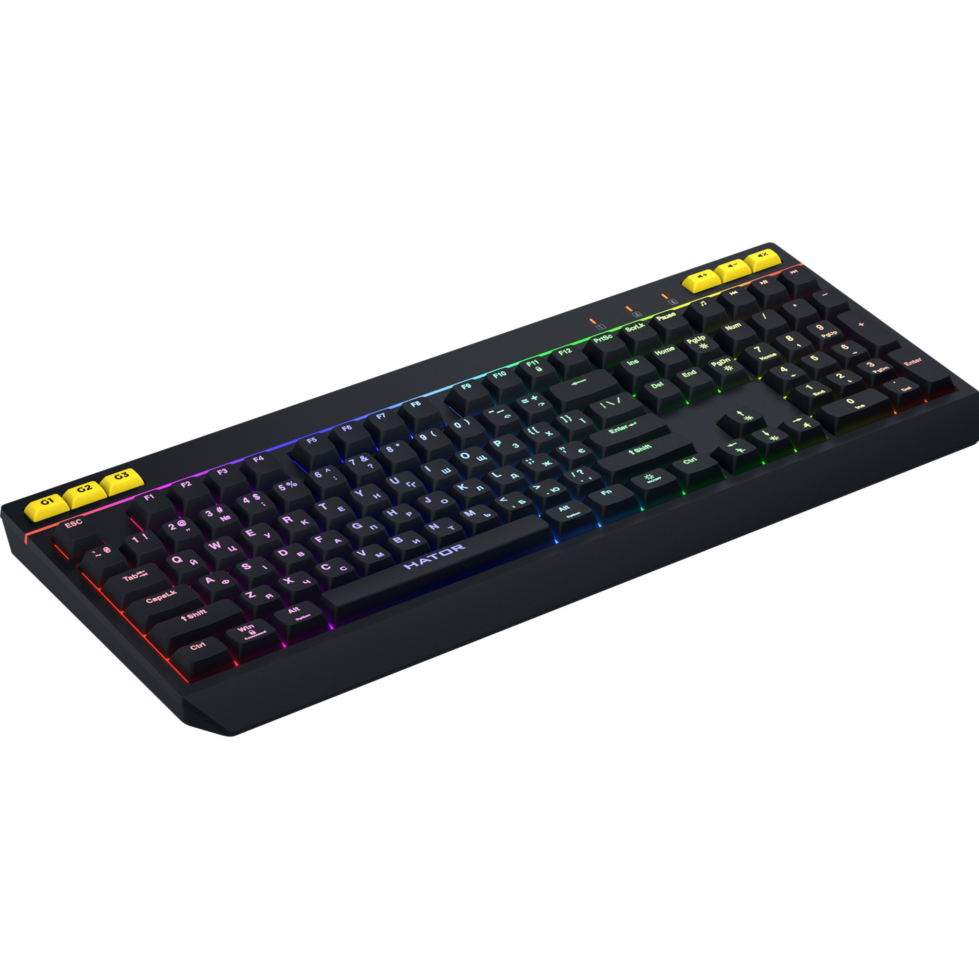 Клавіатура HATOR Icefall Black (HTK402UA)