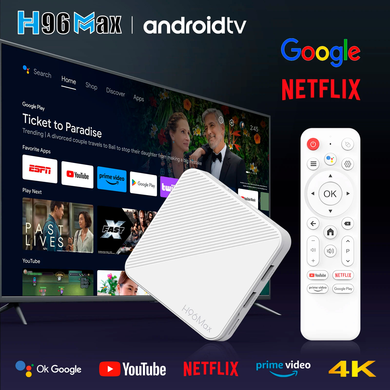 Медиаплеер H96 MAX H313 2/16GB