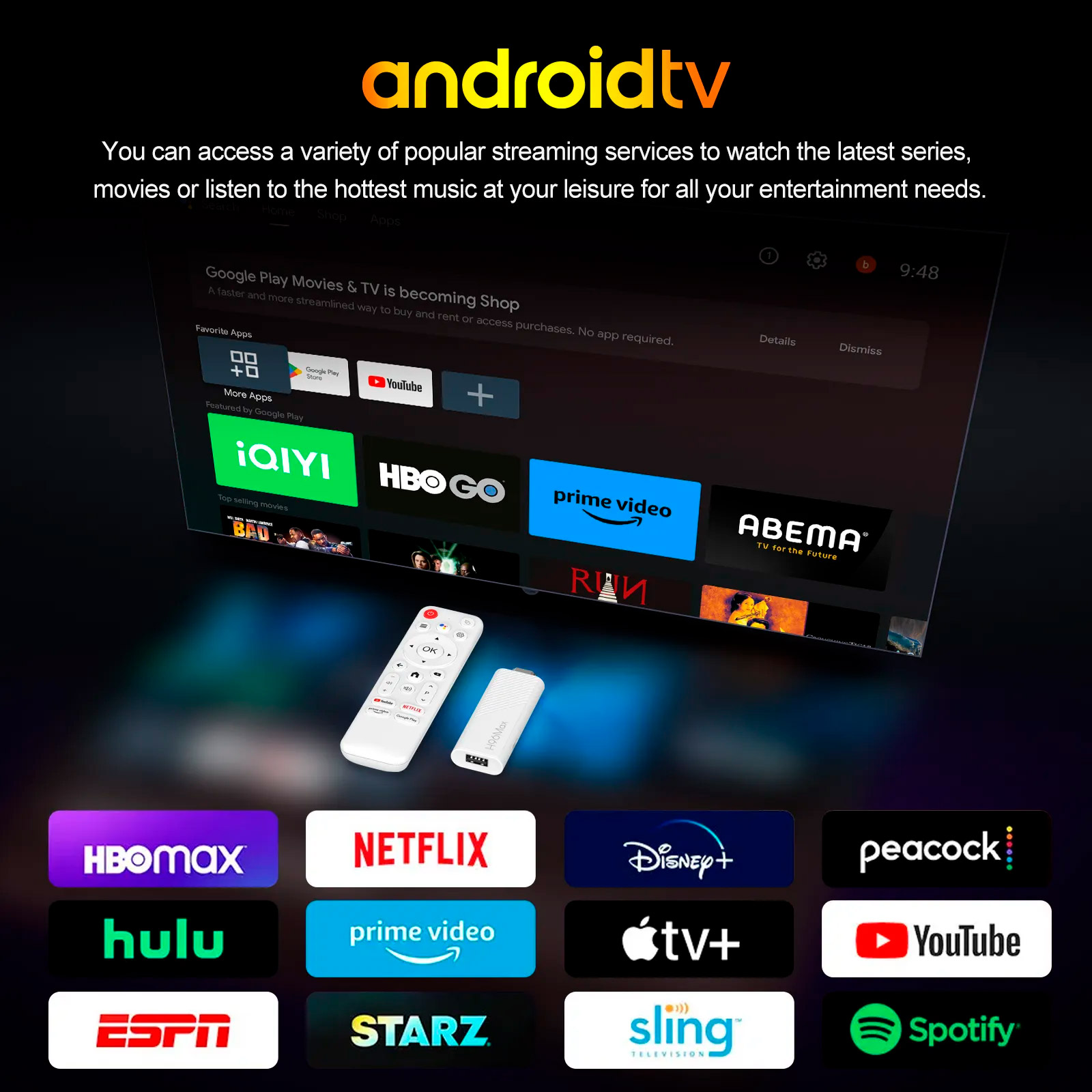 Медиаплеер H96 MAX H313 TV Stick