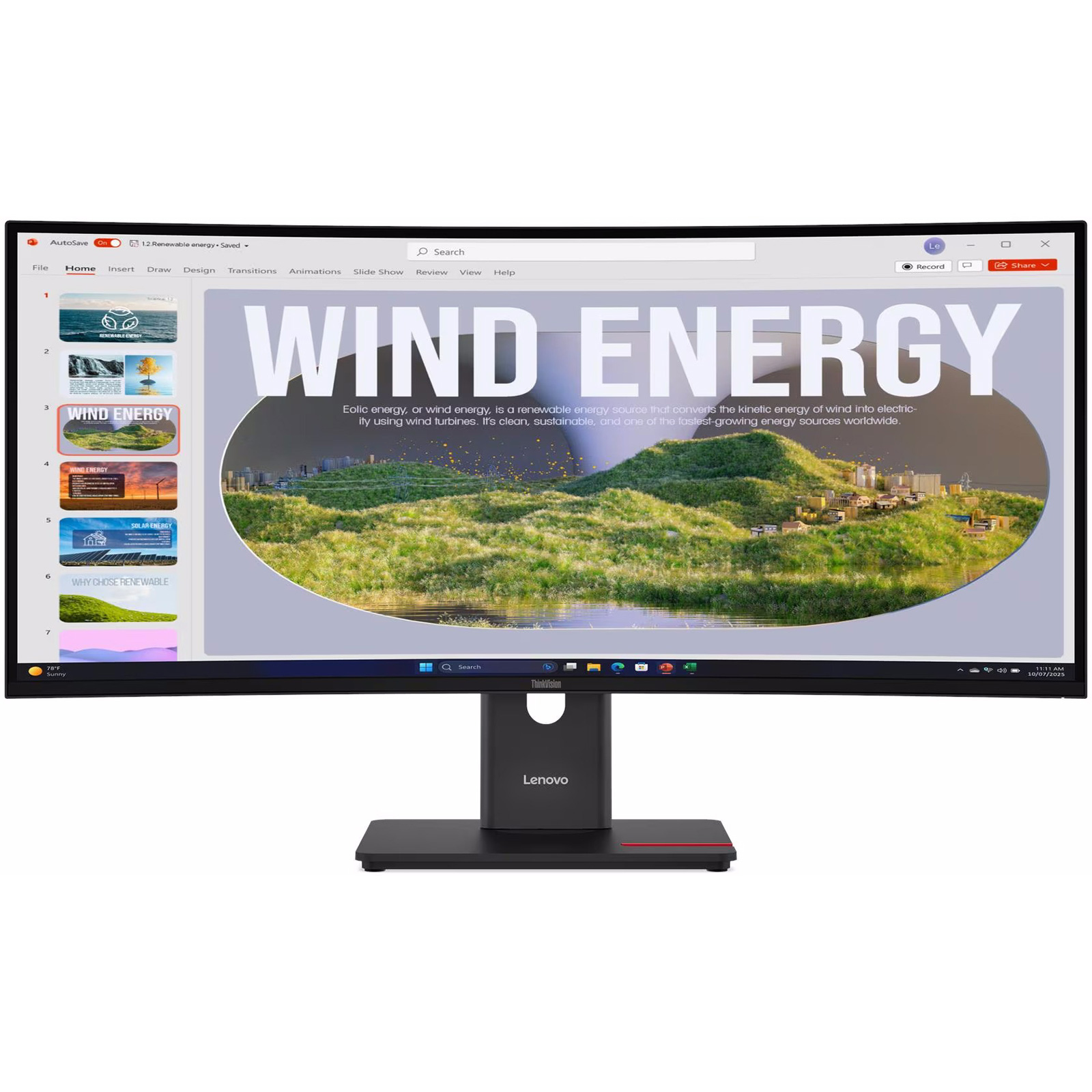 Монитор 34" LENOVO ThinkVision T34wd-40 (64AEGAT1UA)