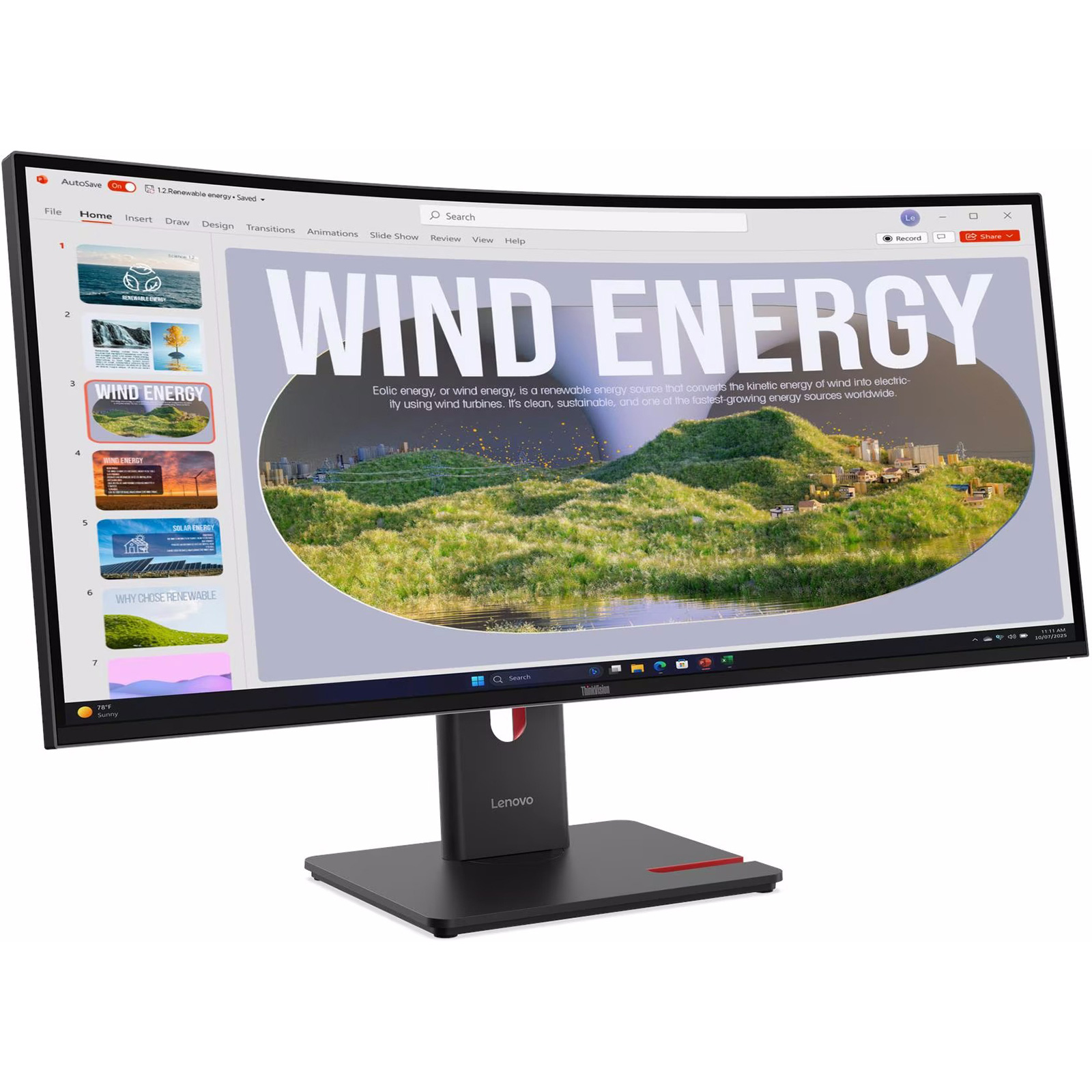 Монитор 34" LENOVO ThinkVision T34wd-40 (64AEGAT1UA)
