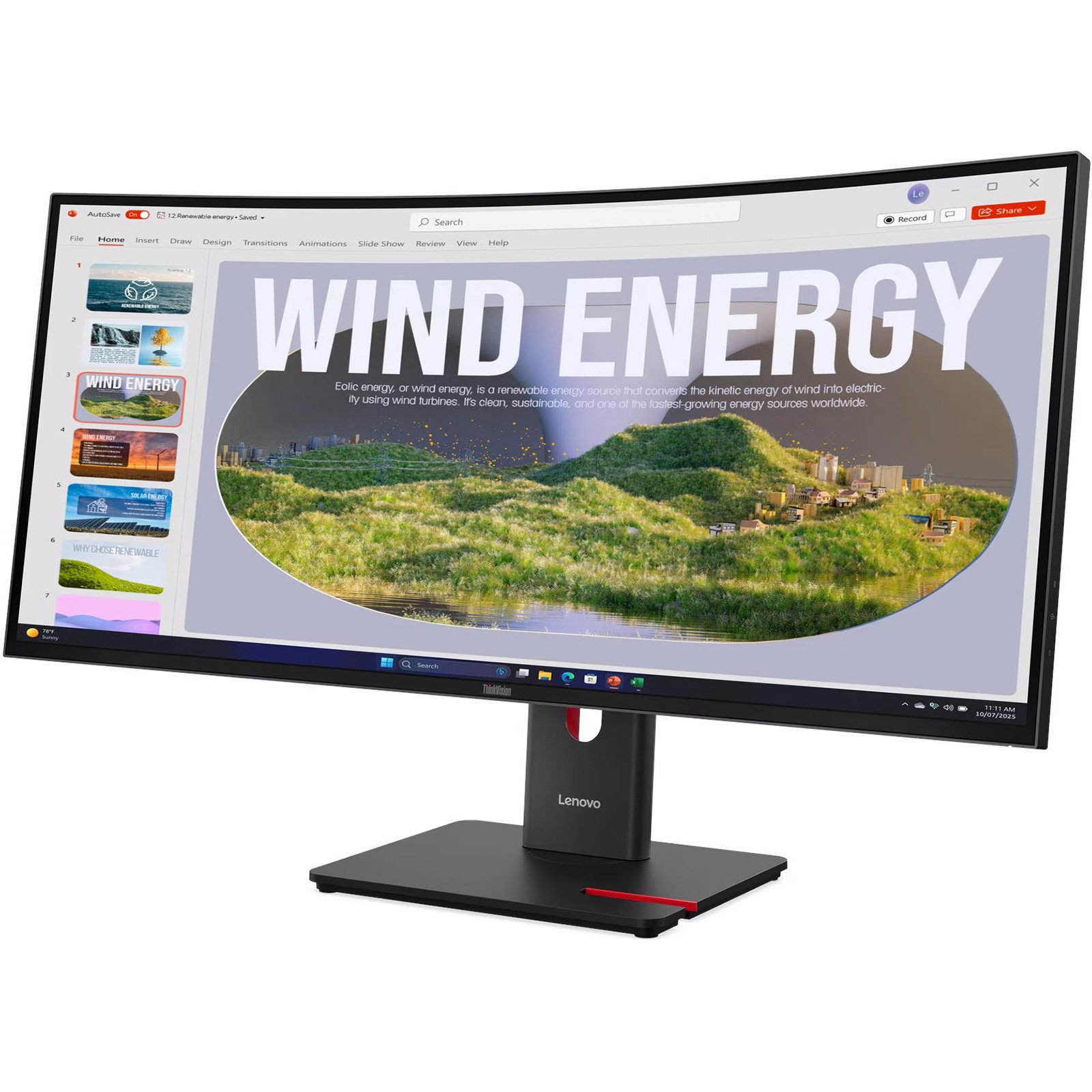 Монитор 34" LENOVO ThinkVision T34wd-40 (64AEGAT1UA)