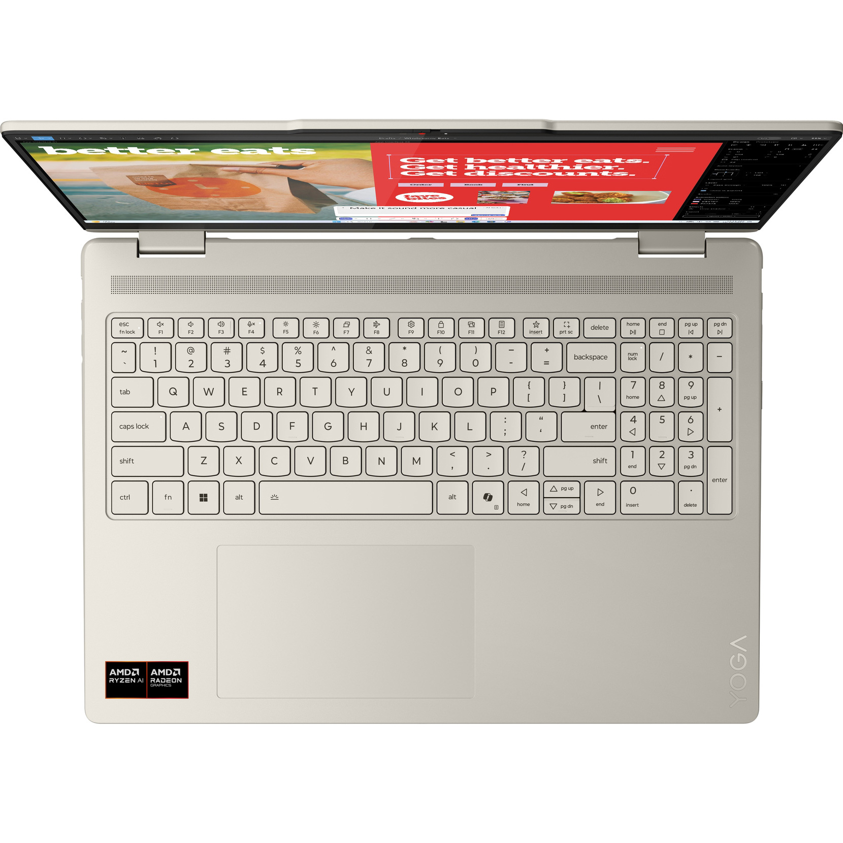 Ноутбук LENOVO Yoga 7 2-in-1 16AKP10 Seashell (83JU001MRA)