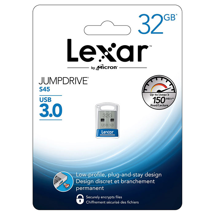 Флешка LEXAR JumpDrive S45 32GB (LJDS45-32GABEU)