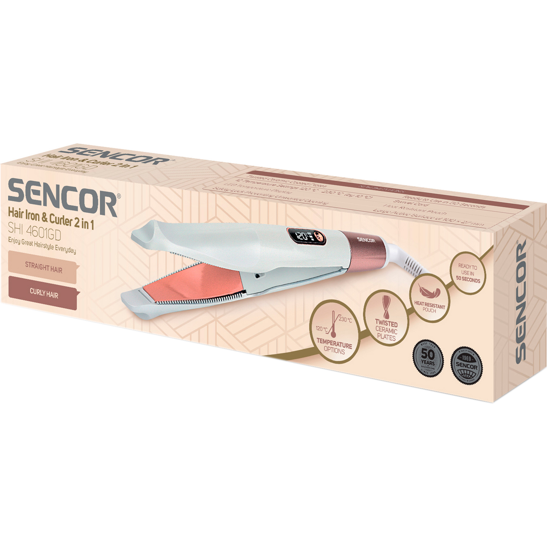 Плойка SENCOR SHI 4601GD (41023761)