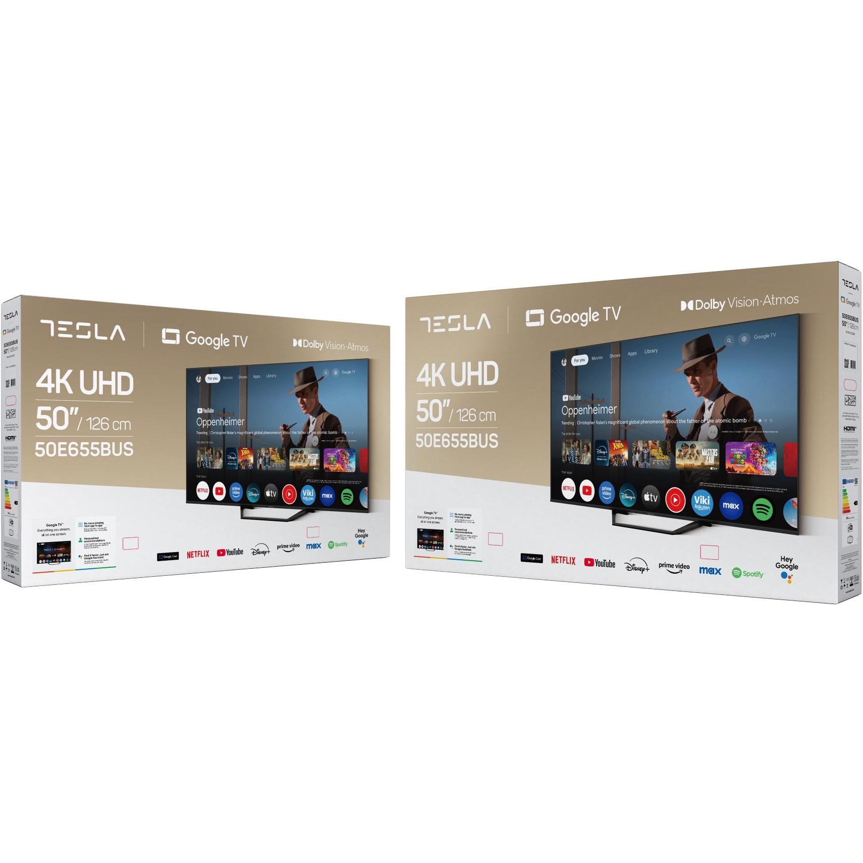 Телевизор TESLA 50" 4K 50E655BUS