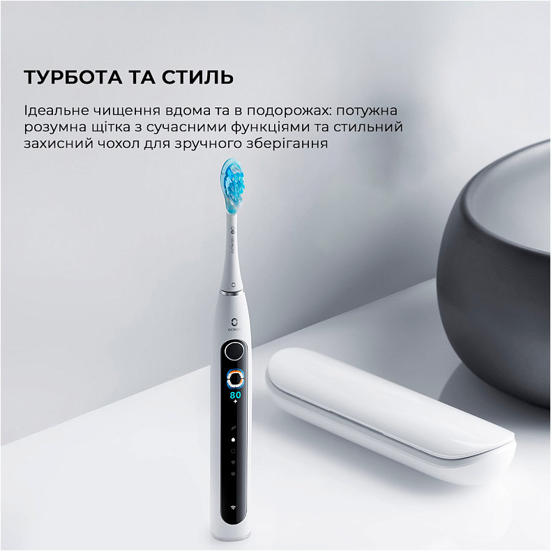 Електрична зубна щітка OCLEAN X Pro 20 Set White