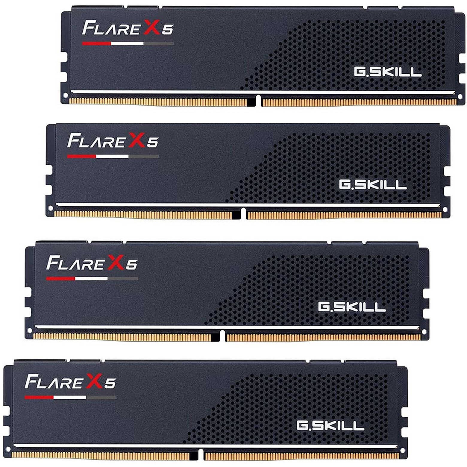 Модуль памяти G.SKILL Flare X5 DDR5 6000MHz 256GB Kit 4x64GB Matte Black (F5-6000J3644D64GX4-FX5)