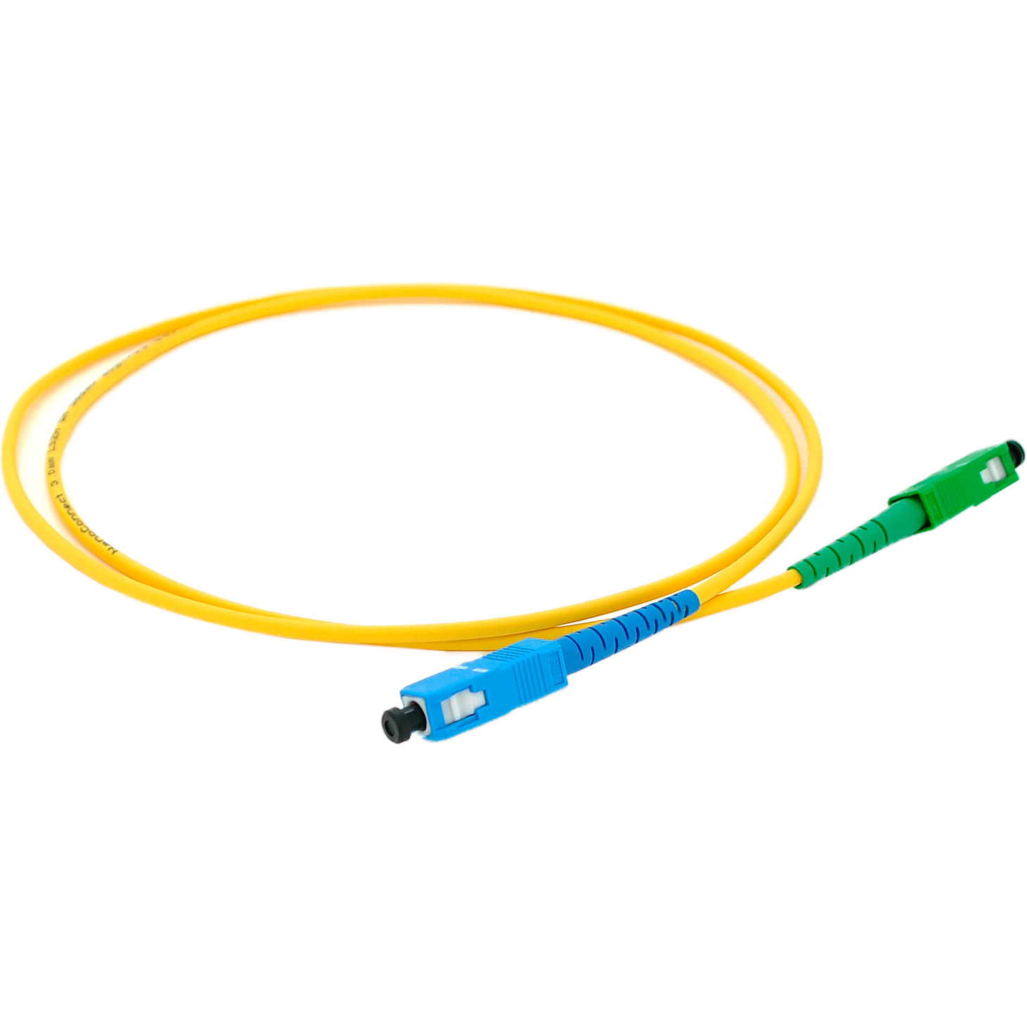 Оптический патч-корд VOLTRONIC SC/UPC-SC/APC, SM, Simplex, 1м, Yellow