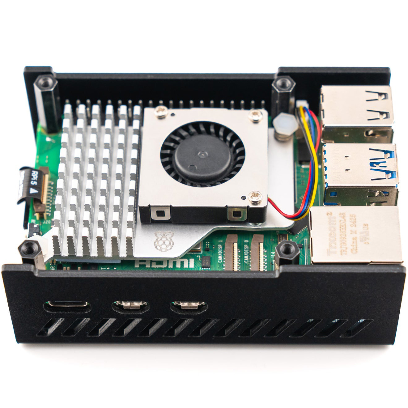 Корпус із платою розширення PIMORONI NVMe Base Case for Raspberry Pi 5