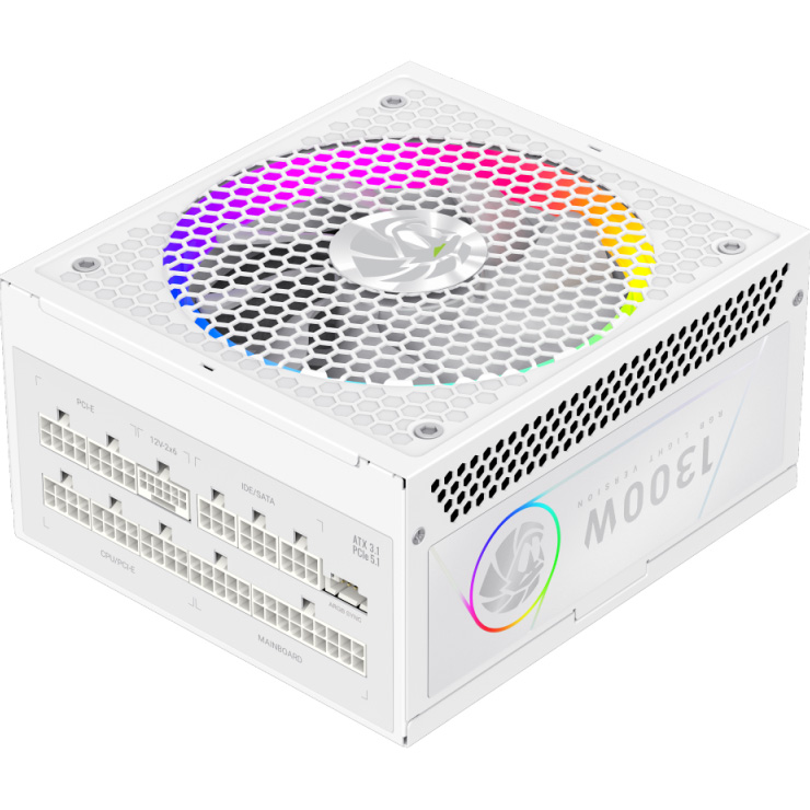 Блок живлення 1300W GAMEMAX RGB Pro 1300P White