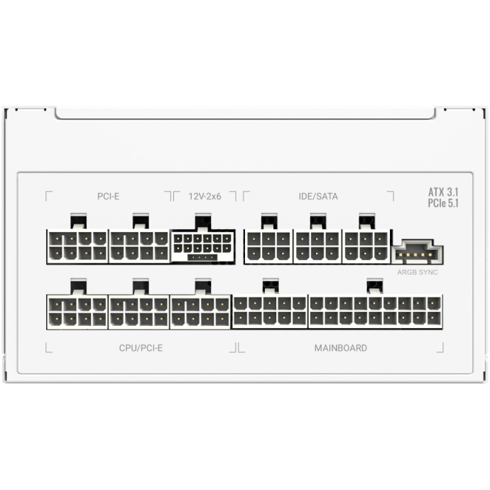 Блок живлення 1300W GAMEMAX RGB Pro 1300P White