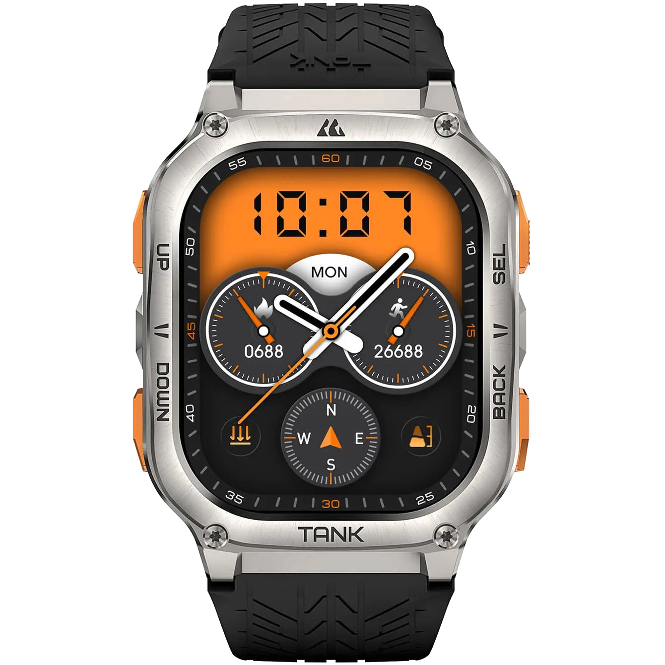 Смарт-годинник KOSPET Tank M3 Ultra Silver