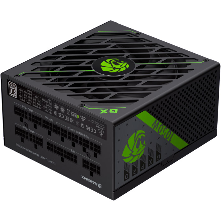 Блок живлення 1050W GAMEMAX GX-1050 Pro ATX3.1 PCIe5.1 Black