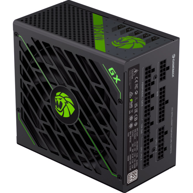 Блок живлення 1050W GAMEMAX GX-1050 Pro ATX3.1 PCIe5.1 Black