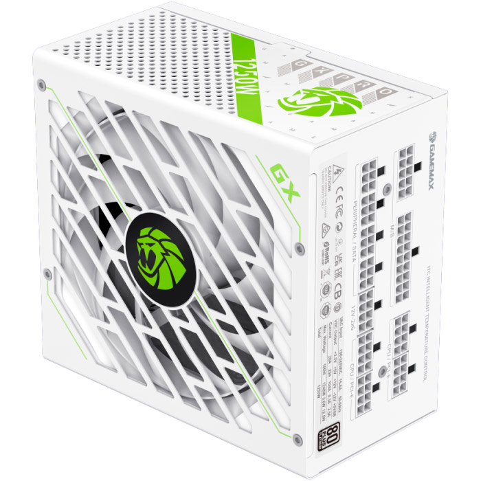 Блок питания 1250W GAMEMAX GX-1250 Pro ATX3.1 PCIe5.1 White