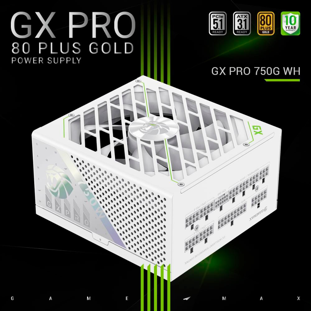 Блок живлення 750W GAMEMAX GX Pro 750G White