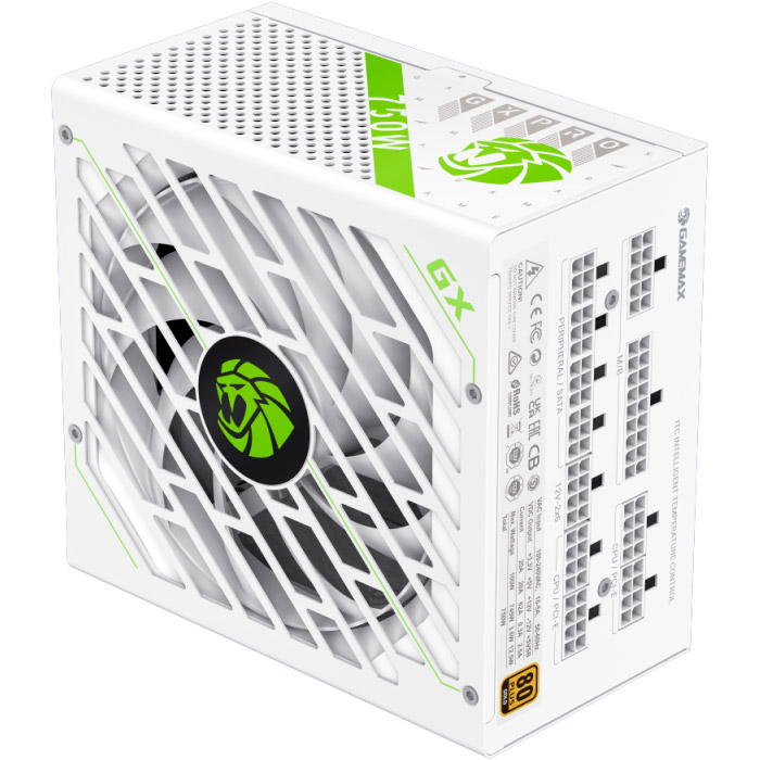 Блок живлення 750W GAMEMAX GX-750 Pro ATX3.1 PCIe5.1 White