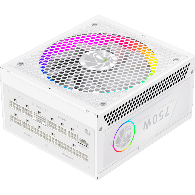 Блок живлення 750W GAMEMAX RGB Pro 750G White