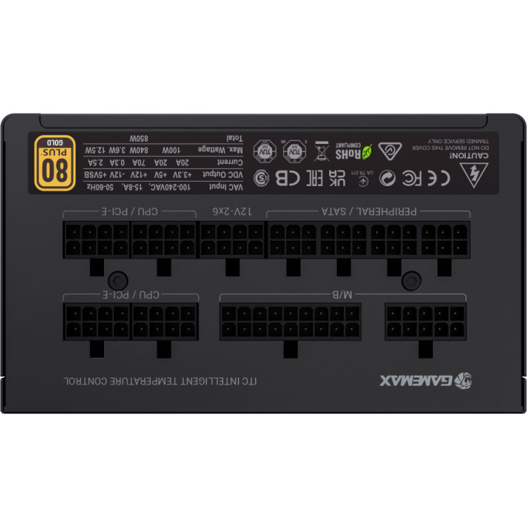 Блок живлення 850W GAMEMAX GX-850 Pro ATX3.1 PCIe5.1 Black