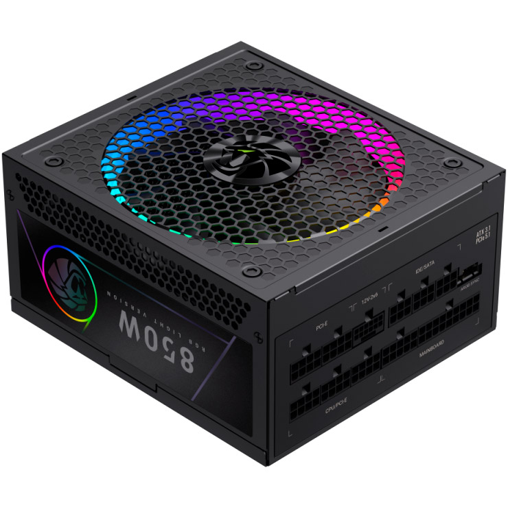 Блок живлення 850W GAMEMAX RGB Pro 850G Black