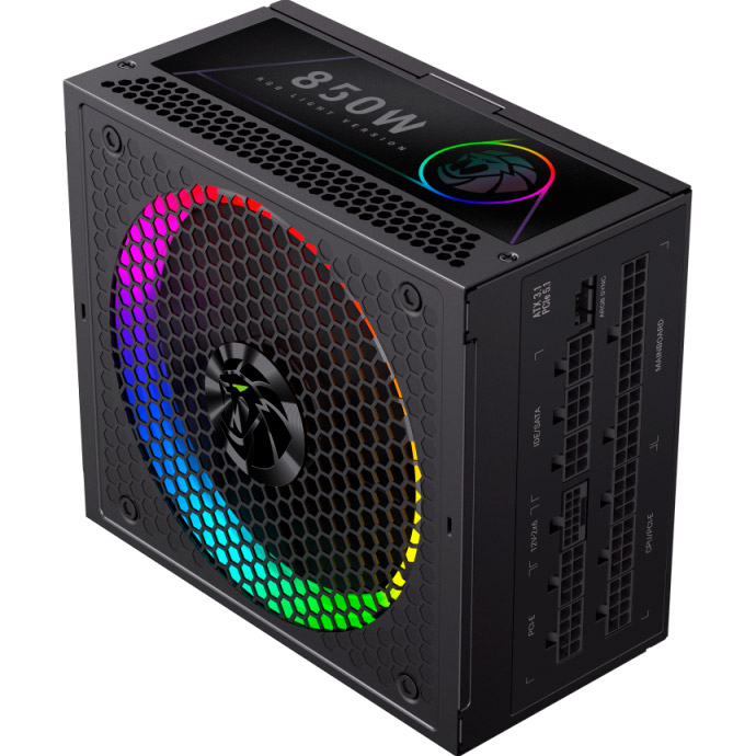 Блок живлення 850W GAMEMAX RGB Pro 850G Black