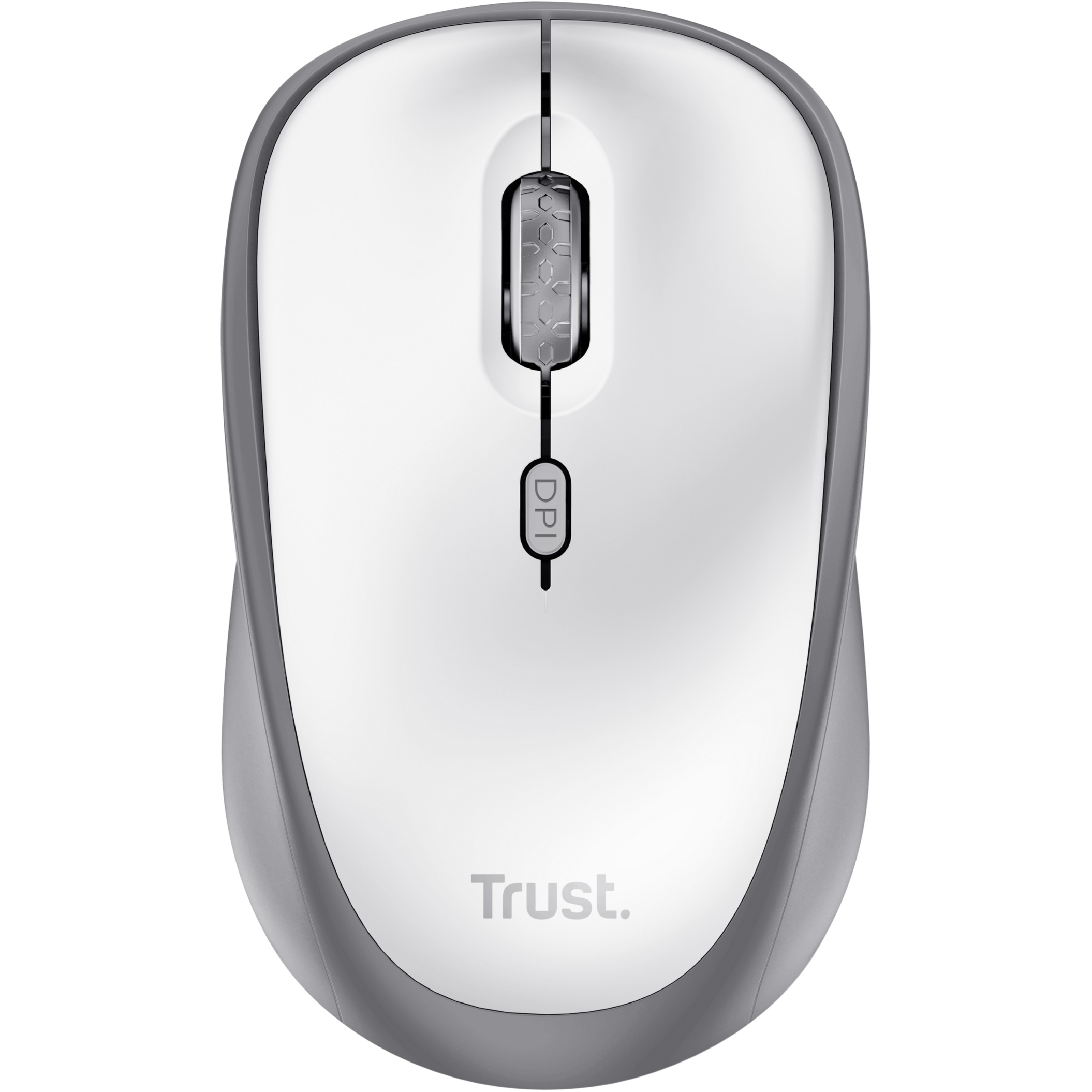 Миша TRUST Yvi+ Silent White (25513)