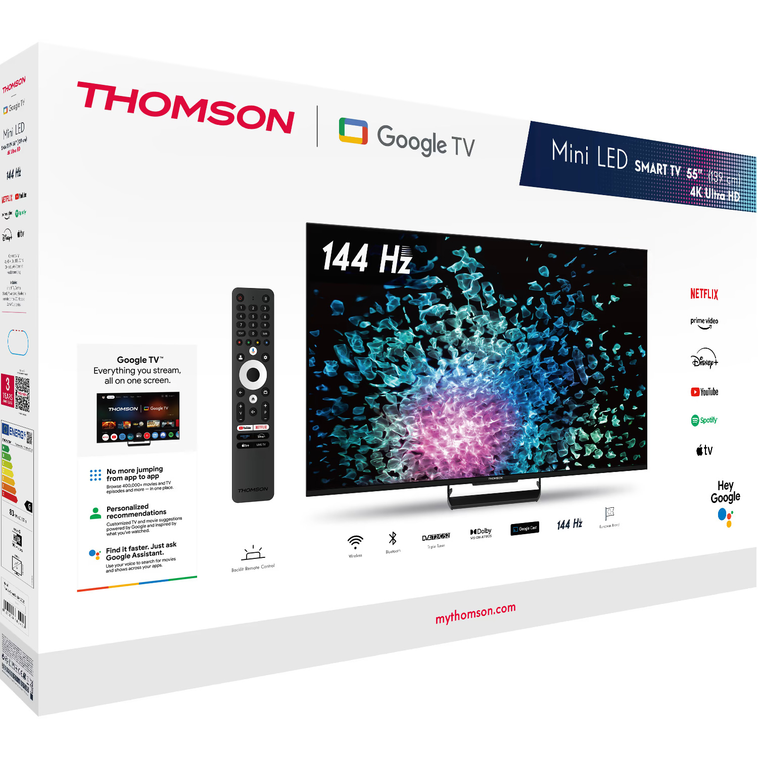 Телевизор THOMSON 55" MiniLED 4K 55MG7C15
