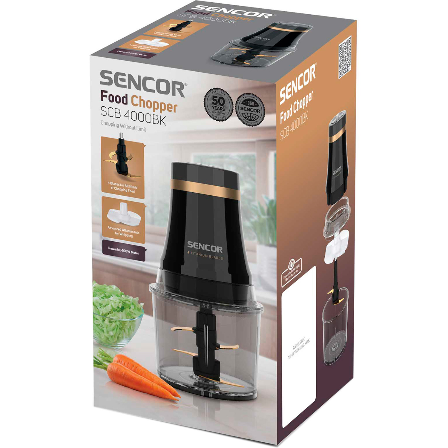 Измельчитель SENCOR SCB 4000BK (41022863)