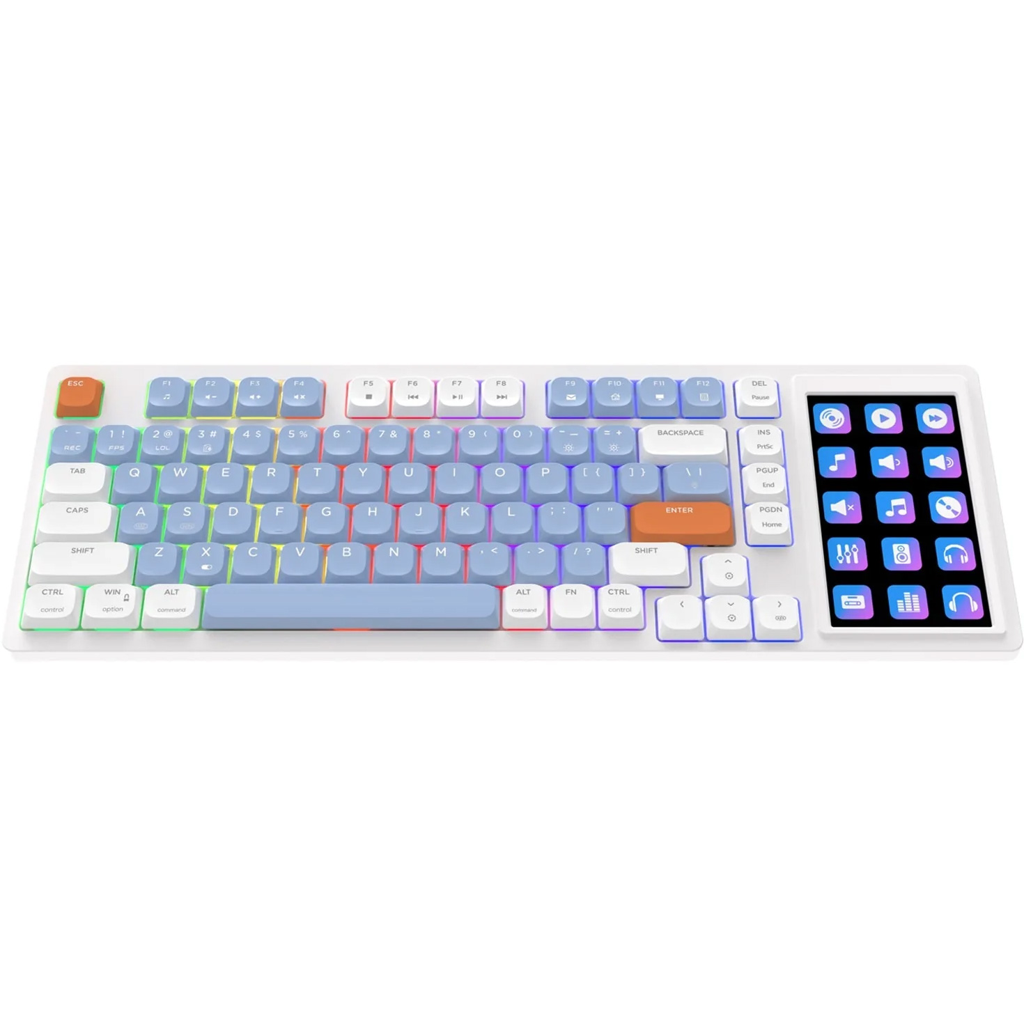 Клавіатура AJAZZ AKP815 Red Switch White/Blue/Orange