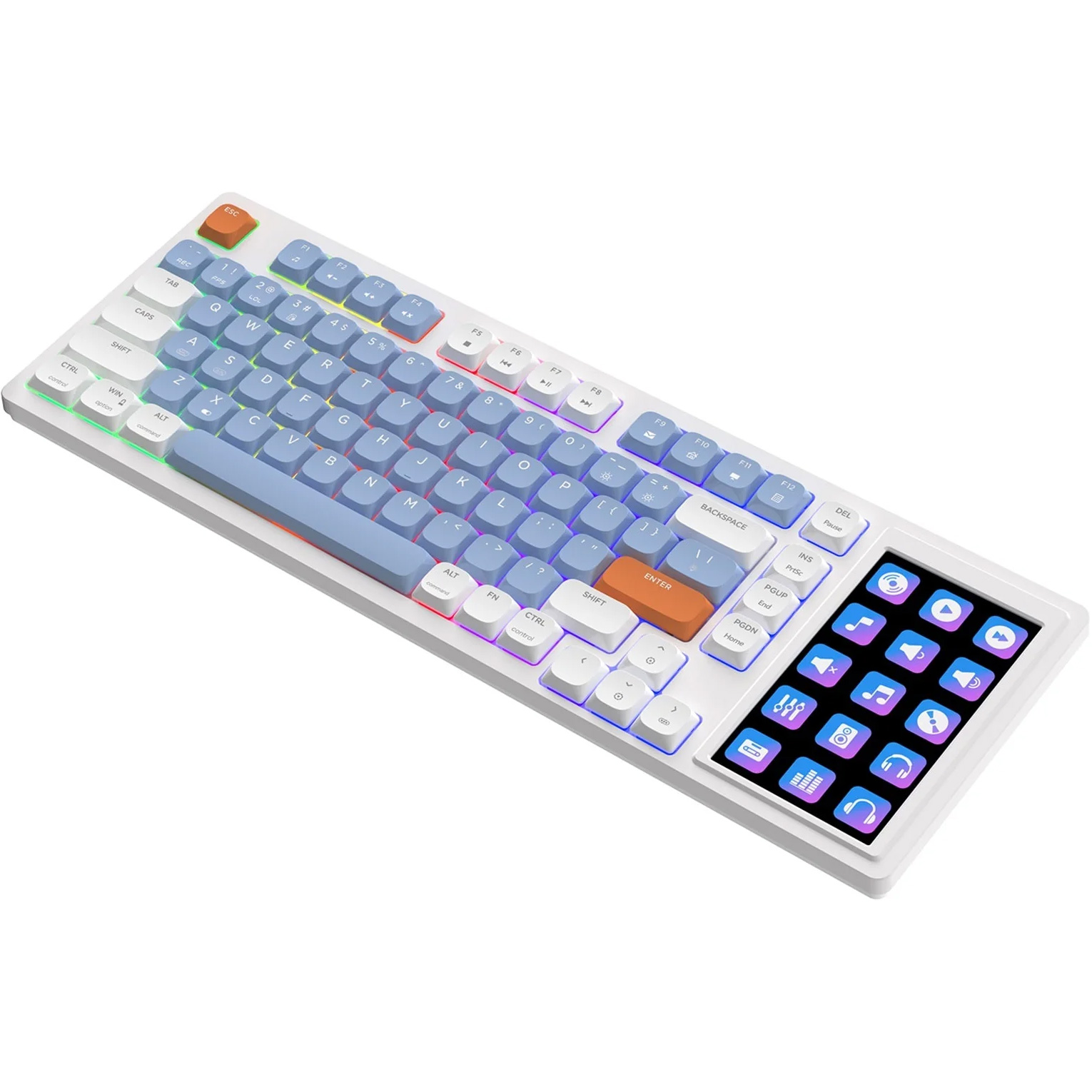 Клавіатура AJAZZ AKP815 Red Switch White/Blue/Orange