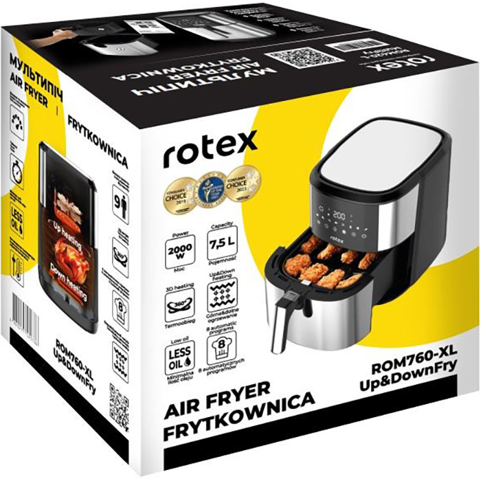 Мультипечь ROTEX ROM760-XL Up&DownFry