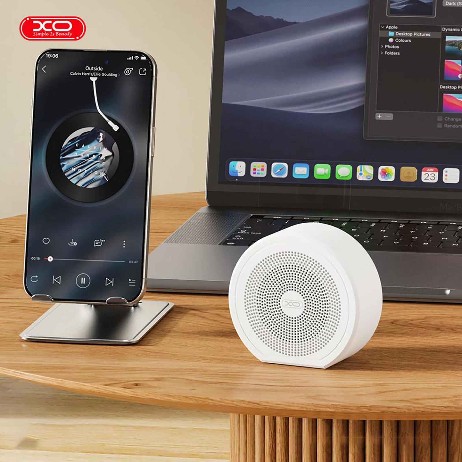 Портативная колонка XO F61 White