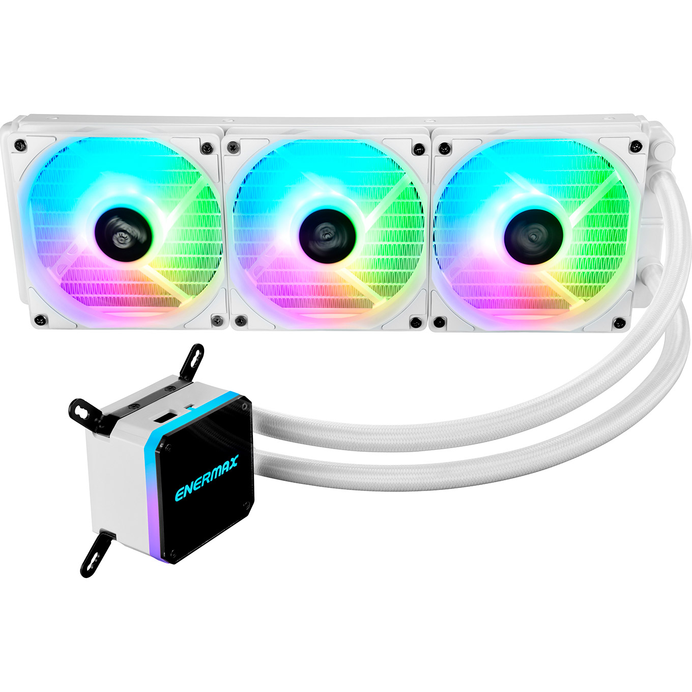 Система водяного охолодження ENERMAX Liqmax III 360 ARGB White (ELC-LMT360-W-ARGB)