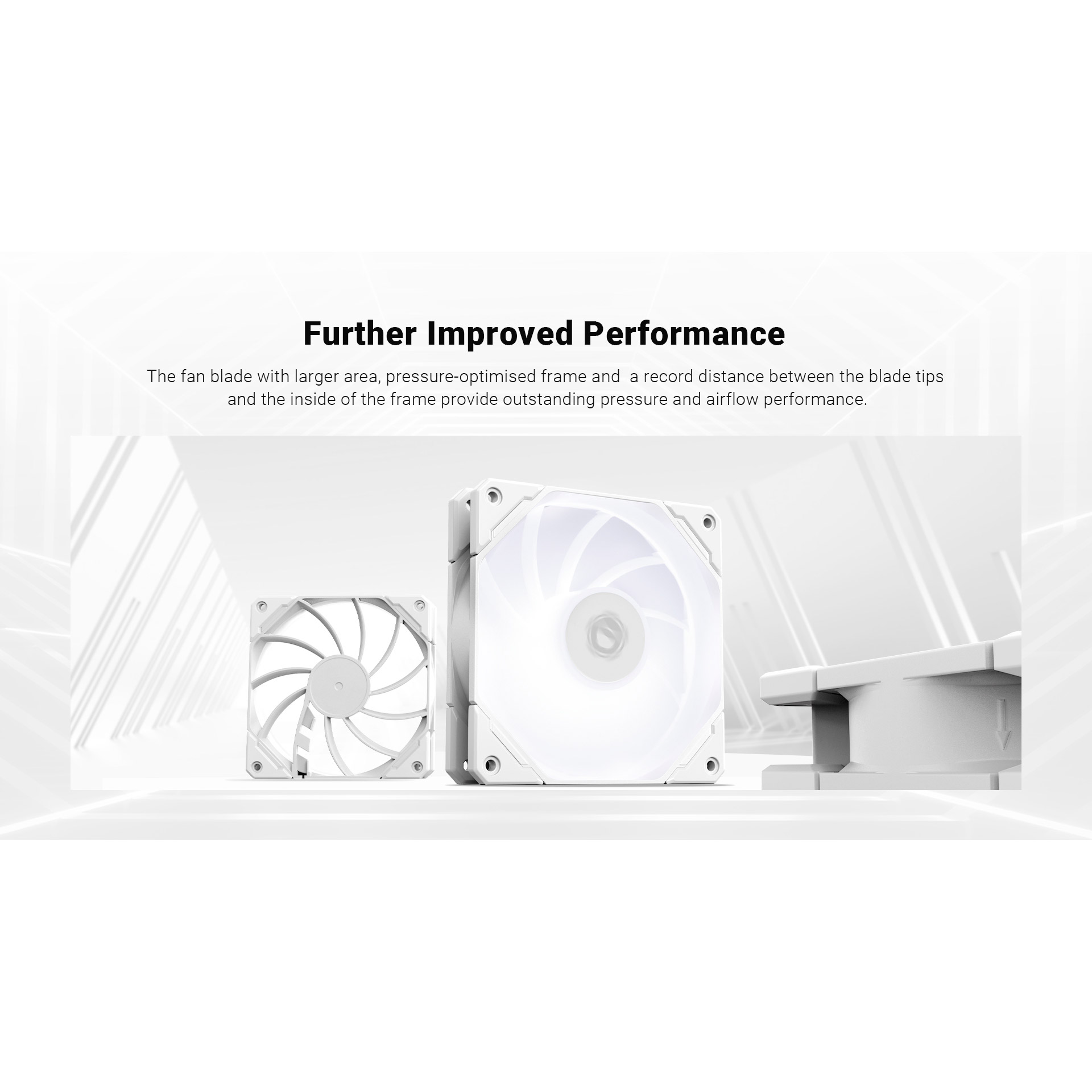 Комплект вентиляторів ID-COOLING TF-12025-Pro SW Trio White 3-Pack