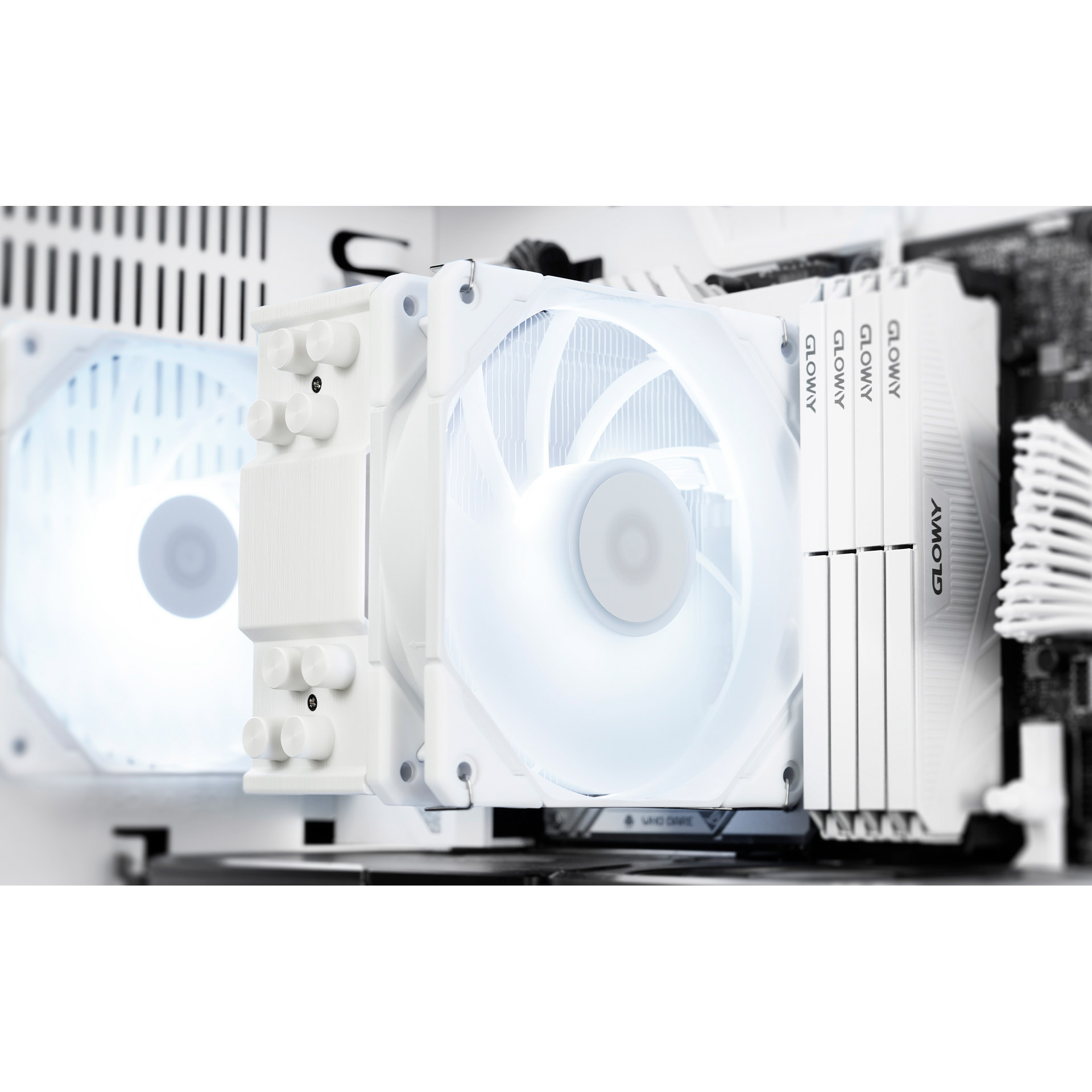 Комплект вентиляторів ID-COOLING TF-12025-Pro SW Trio White 3-Pack