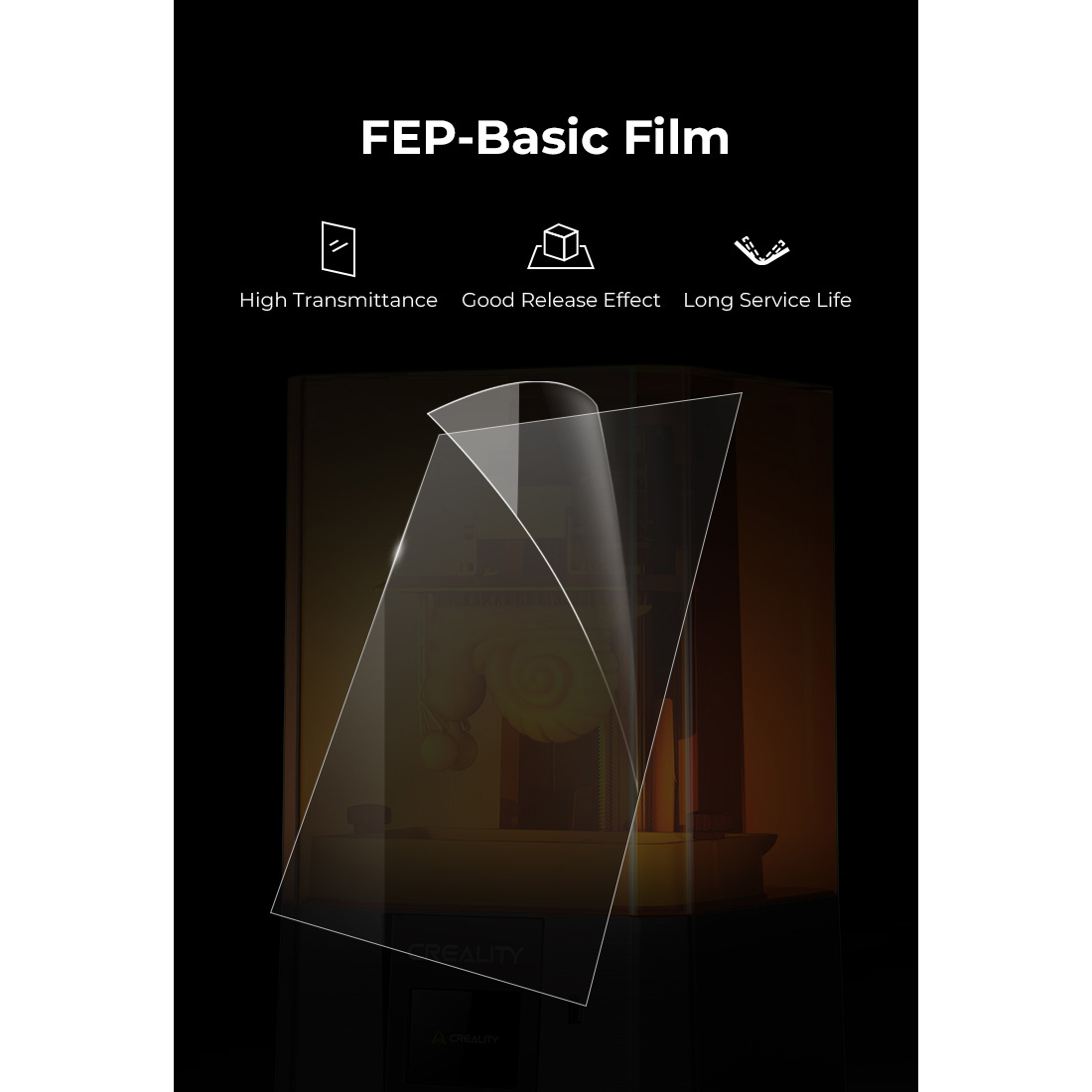 Захисна плівка CREALITY FEP-Basic Film 235x160x0.15mm 5-Pack (4008020056)