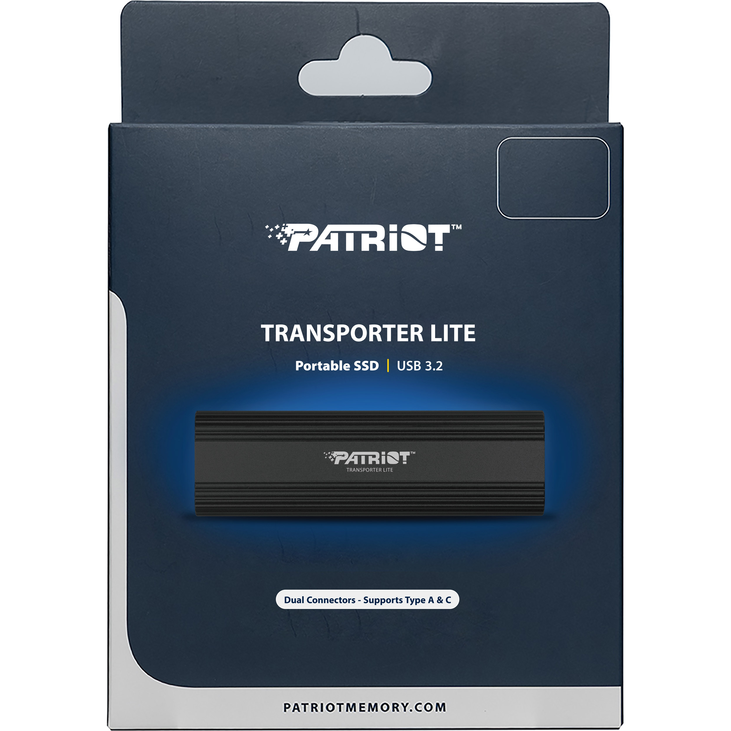 Портативний SSD диск PATRIOT Transporter Lite 1TB USB3.2 Gen2 Black (PTPL1TBPECB)