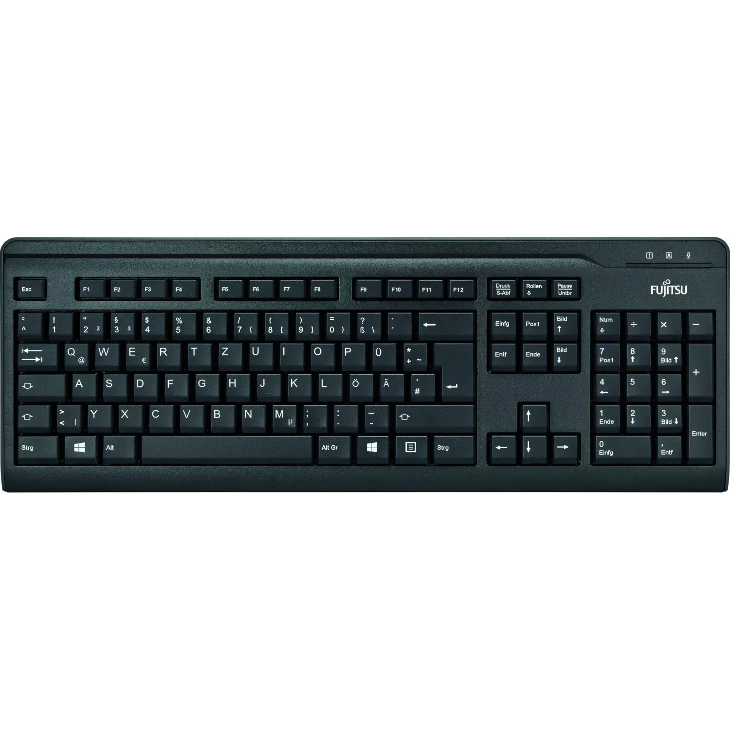 Клавіатура FUJITSU KB410 RU Black