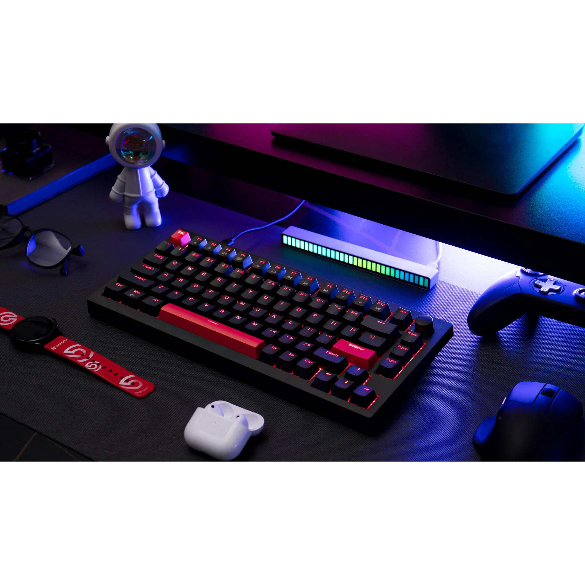 Клавіатура LEMOKEY X4 Keychron Mechanical Red Switch Hot-Swap Black