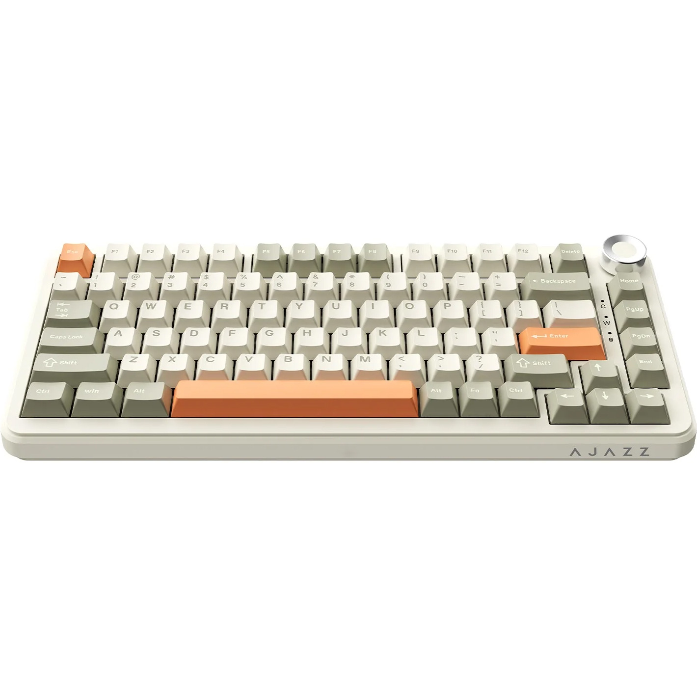 Клавіатура бездротова AJAZZ AK820 Max Flying Fish Switch Grayish Orange