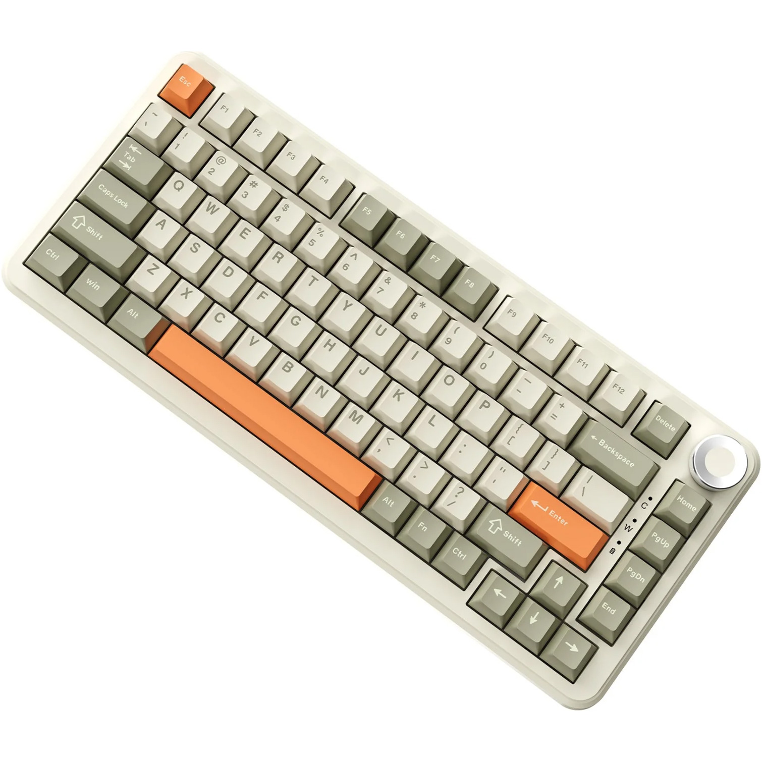 Клавіатура бездротова AJAZZ AK820 Max Flying Fish Switch Grayish Orange